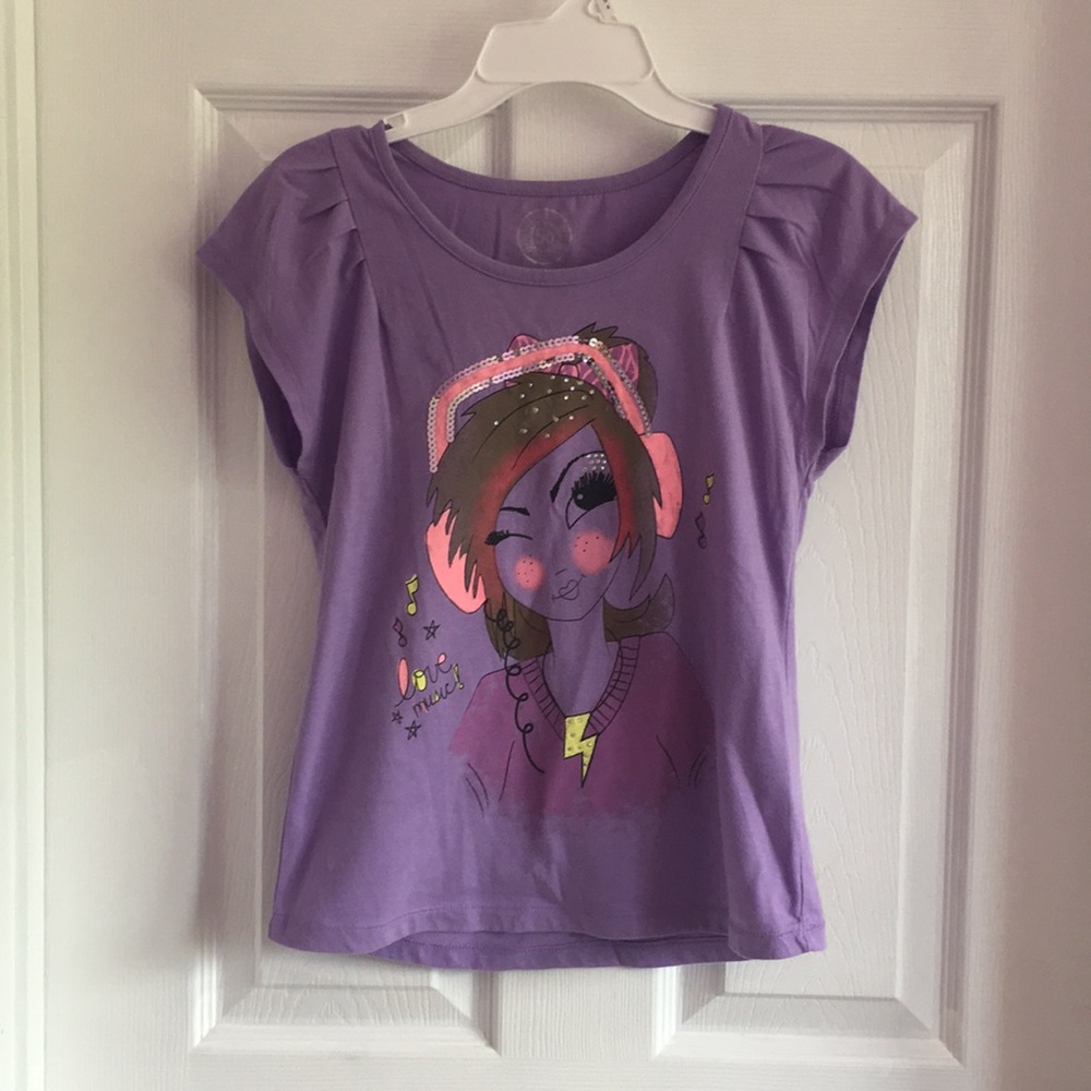 So Purple shirt “love music